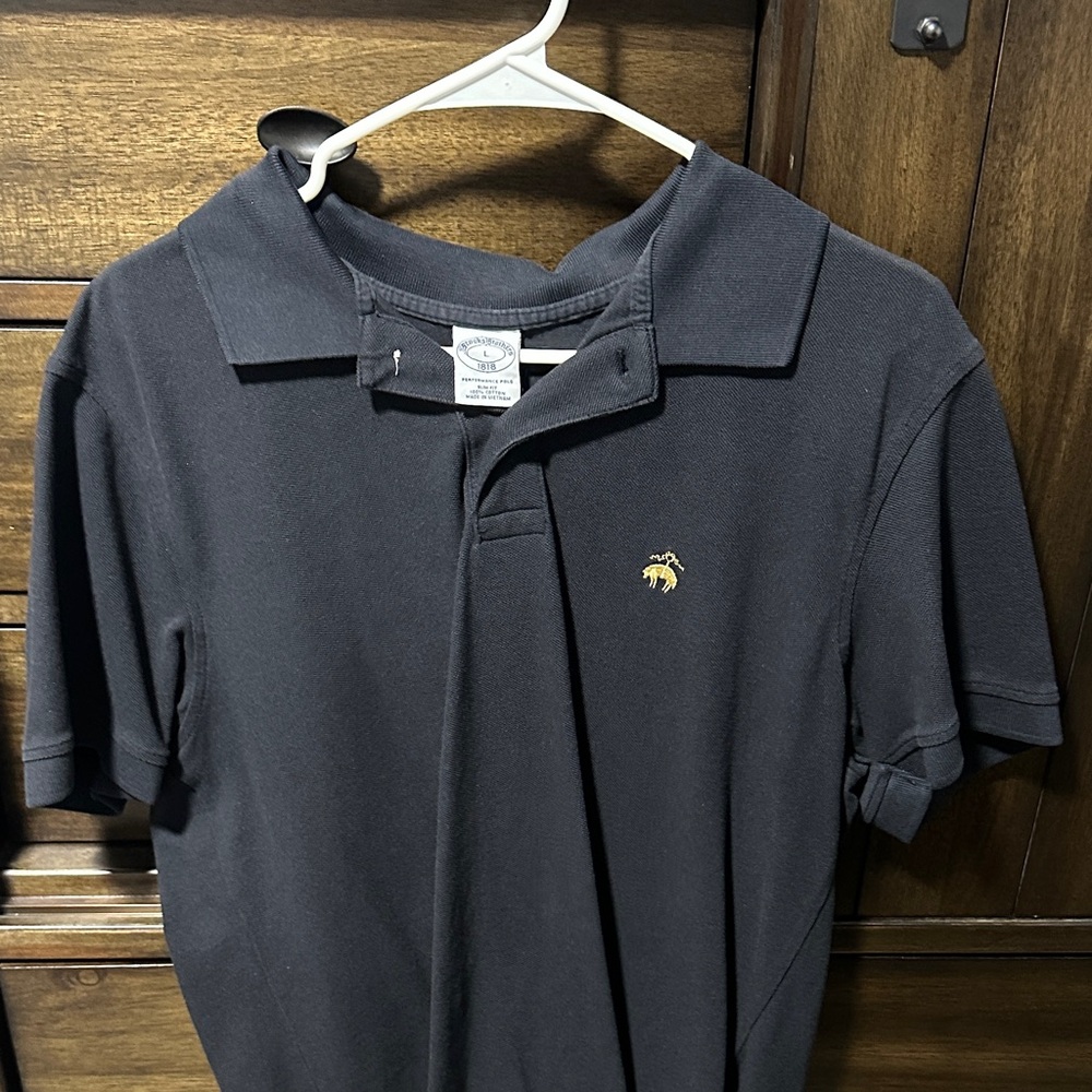 Brooks Brothers Dark Gray Polo Shirt